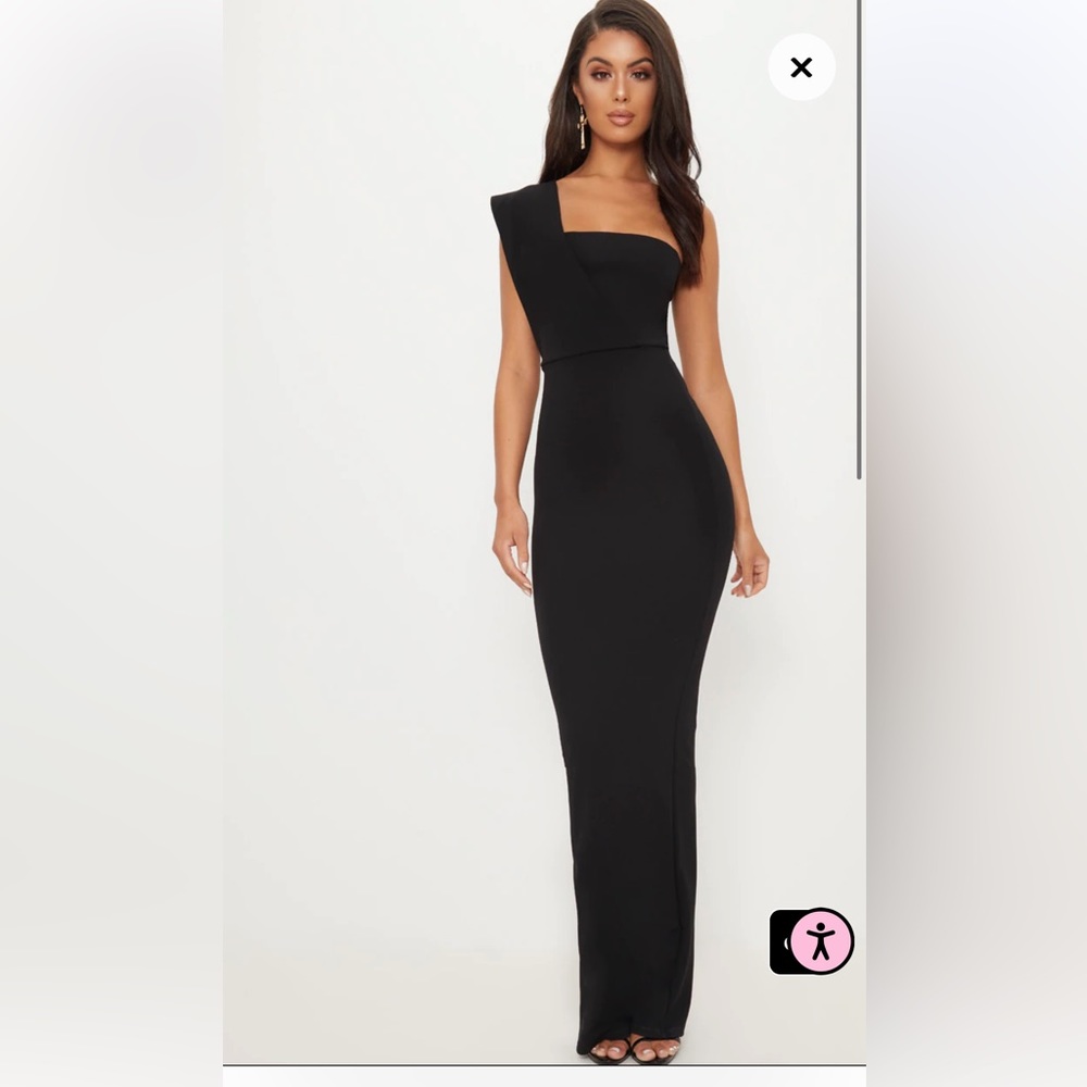 Pretty Little Thing Black Maxi Dress
